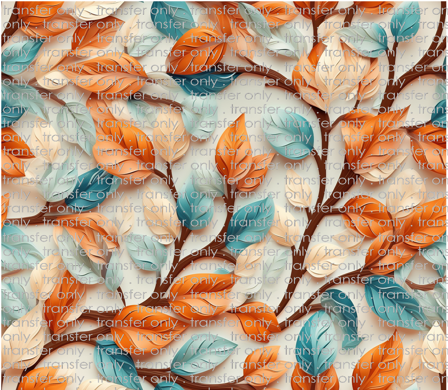 3D-FALL-01 Leaves Tumbler Wrap