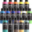 PIXISS Acrylic Paint Set - 16 Vibrant Colors