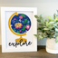 Explore Globe Diamond Art Kit