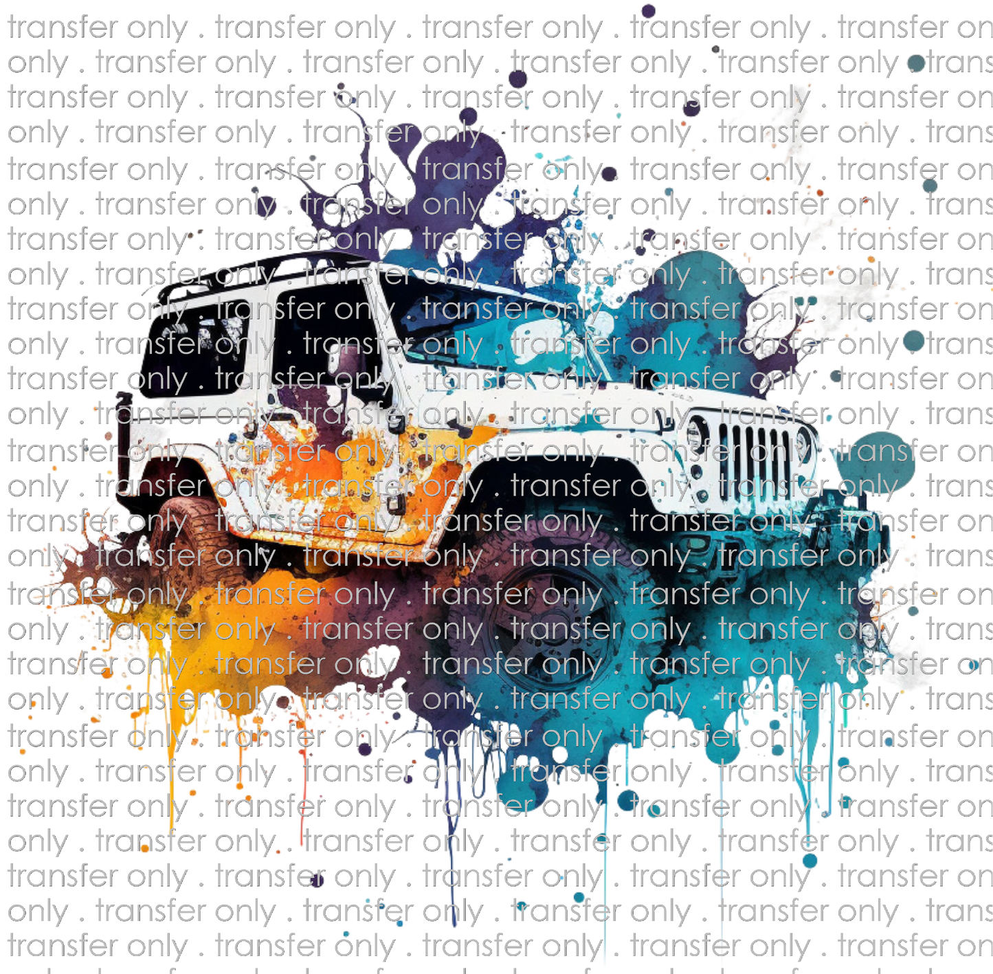 ADV 98 Paint Splatter Jeep