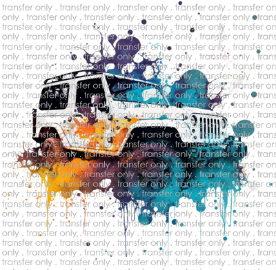 ADV 98 Paint Splatter Jeep