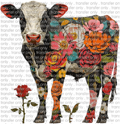 ANM 92 Rose Patterned Cow