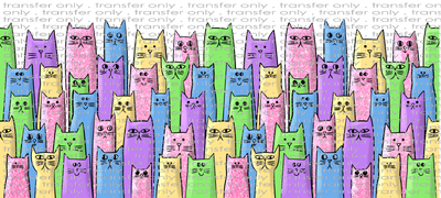 ANM UV 110 Cats with Glitter UV DTF 16oz Wrap