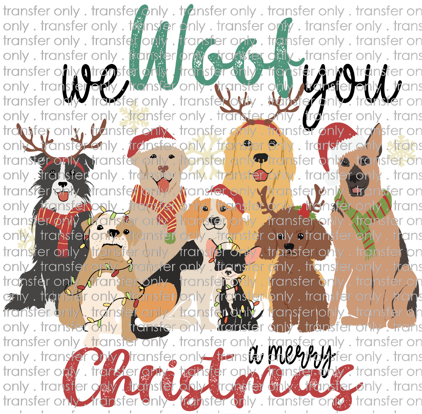 CHR 1031 We Woofed you a Merry Christmas