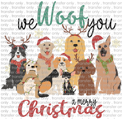 CHR 1031 We Woofed you a Merry Christmas