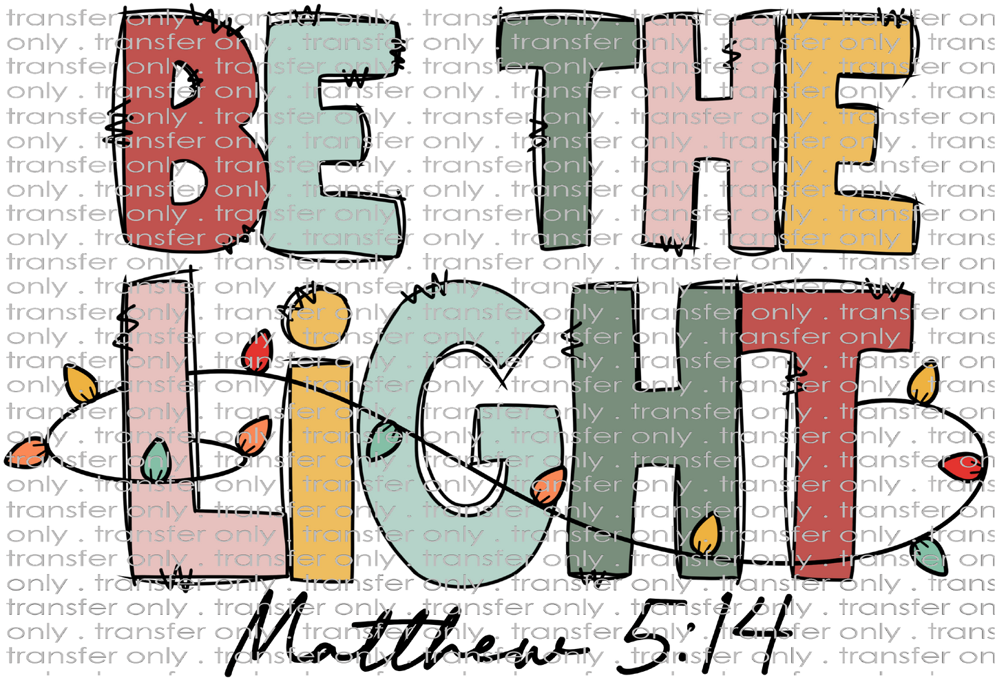 CHR 1033 Be the Light Matthew 5 14