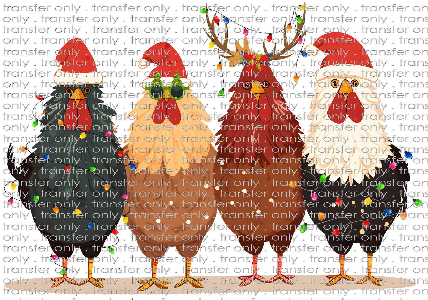 CHR 1077 Christmas Chickens 2