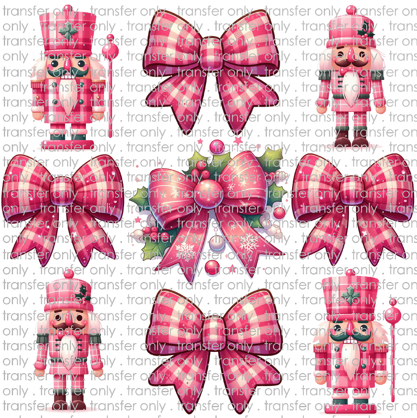 CHR 1085 NutCracker and Red Plaid Bow