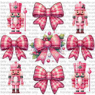 CHR 1085 NutCracker and Red Plaid Bow