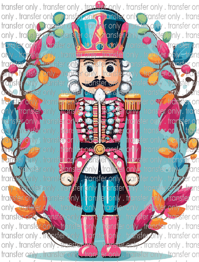 CHR 1105 Pink Nutcracker In Teal