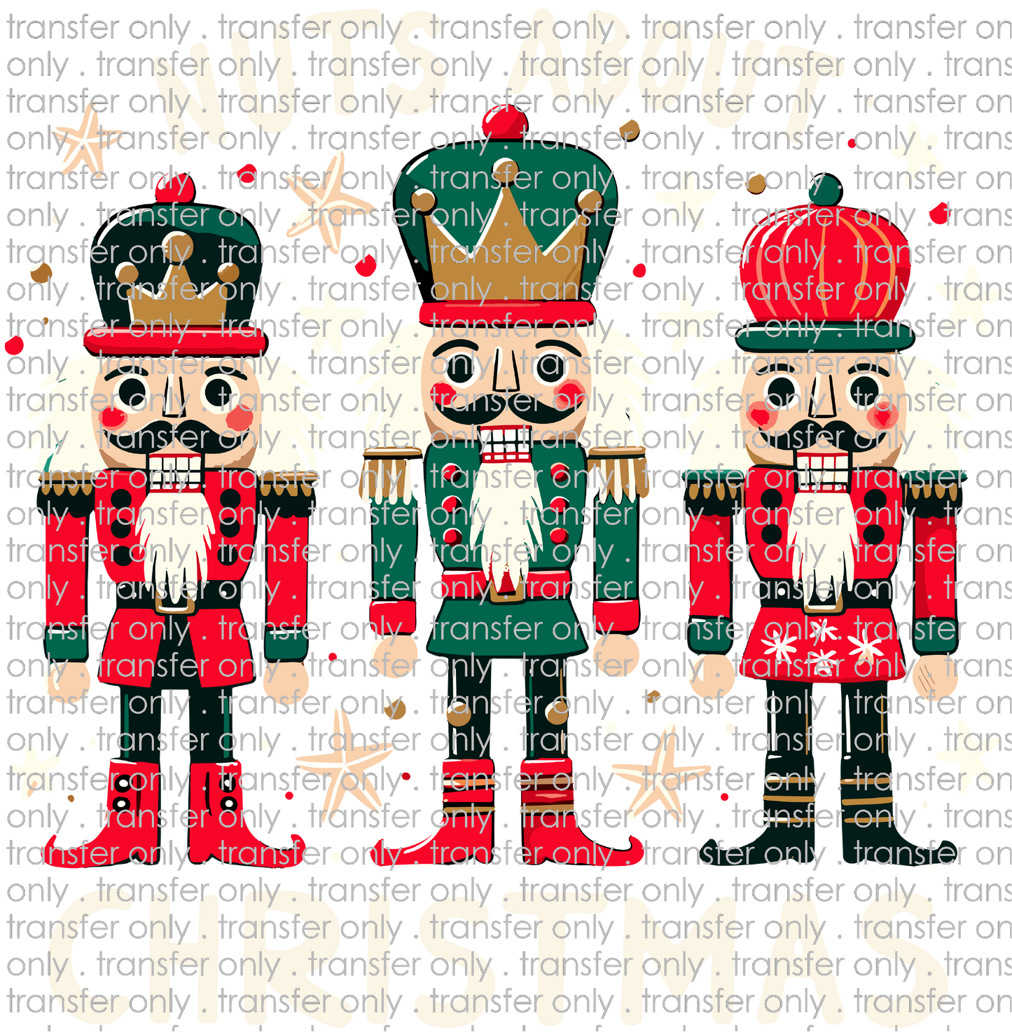 CHR 1108 Nuts About Christmas Red and Green Nutcrackers