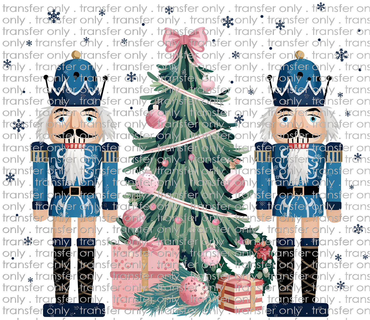 CHR 1117 Blue Nutcrackers and Tree