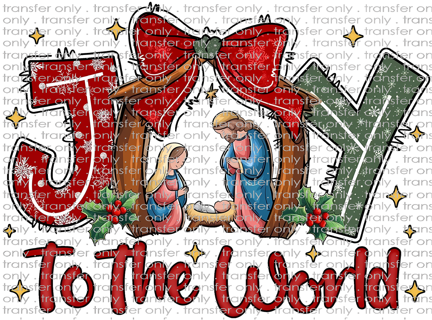 CHR 1145 Joy to the World Nativity Scene