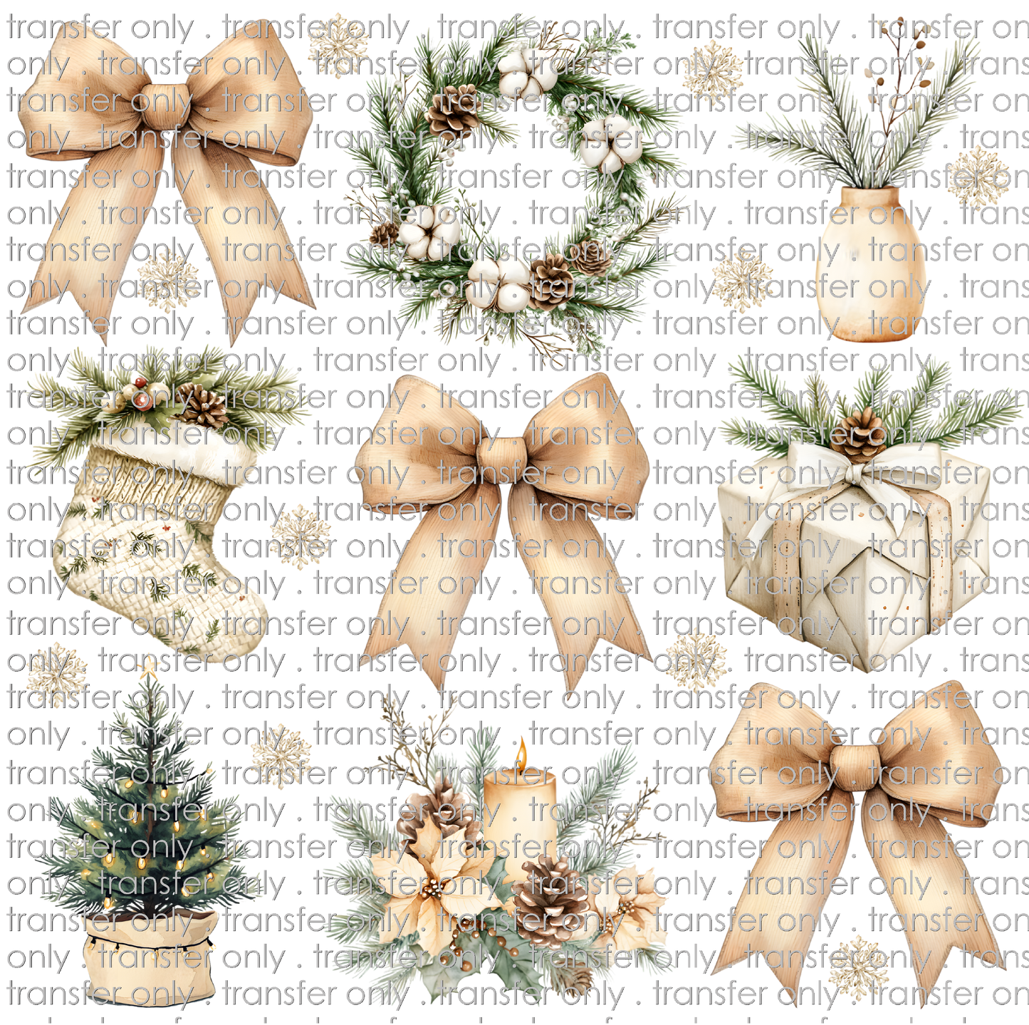 CHR 1157 Rustic Christmas with Bows