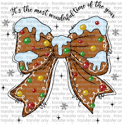 CHR 1165 Christmas Gingerbread Bow