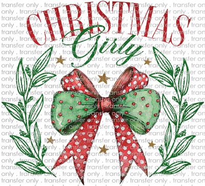 CHR 1167 Christmas Girly Bow