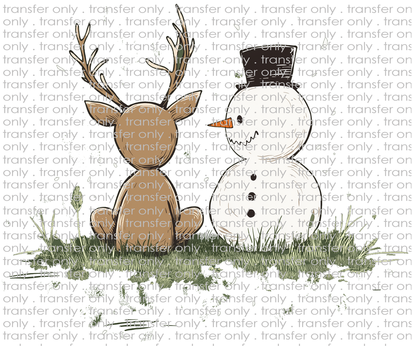 CHR 1225 Friends Snowman and Reindeer