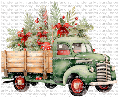 CHR 1258 Green Christmas Truck