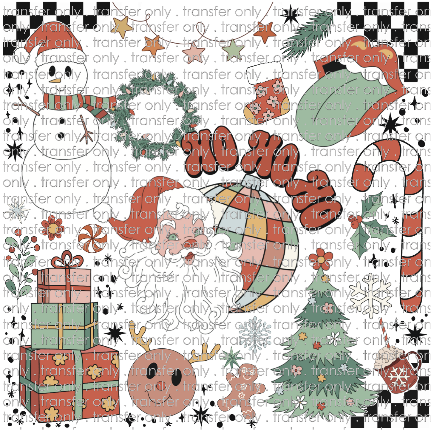 CHR 956 Retro Christmas Collage