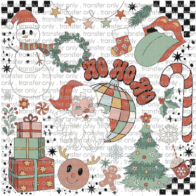 CHR 956 Retro Christmas Collage