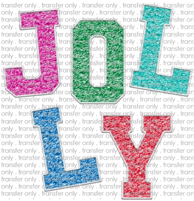 CHR 974 Jolly Faux Applique