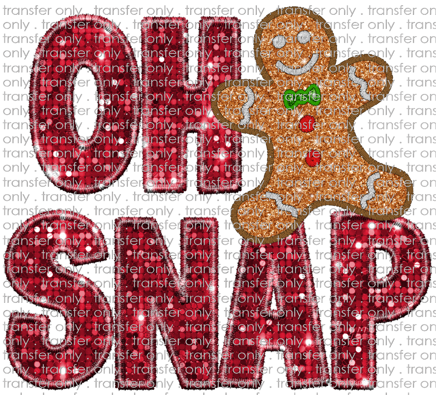 CHR 975 Oh Snap Faux Glitter