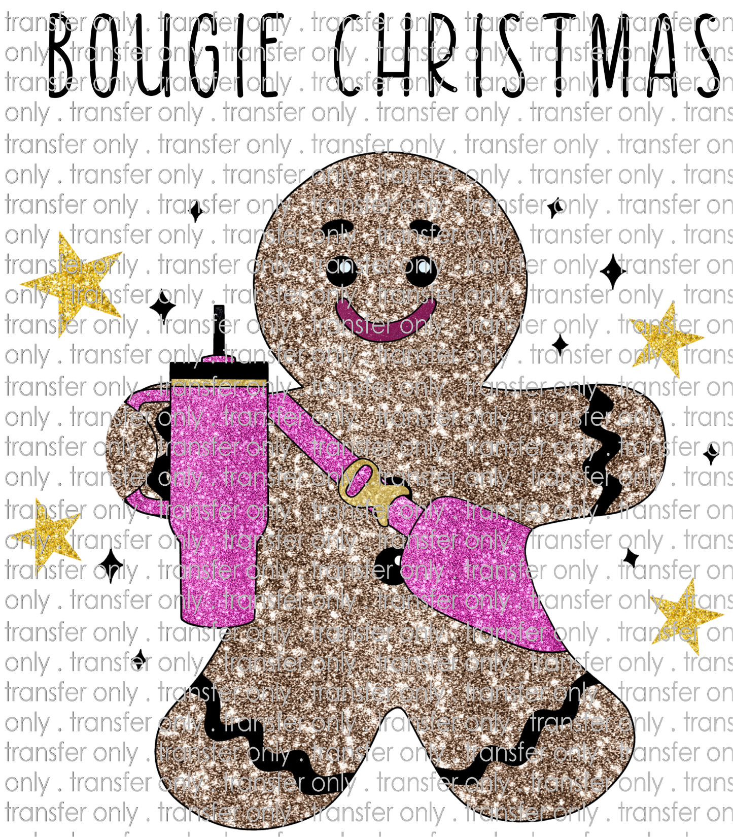 CHR 989 Bougie Christmas Gingerbread Man