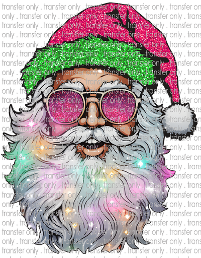 CHR 992 Cool Santa in Sunglasses Faux Glitter