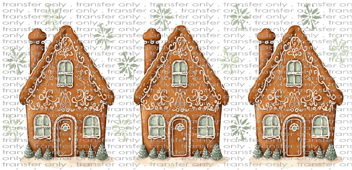 CHR UV 131 Gingerbread House and Snow UV DTF 16oz Wrap