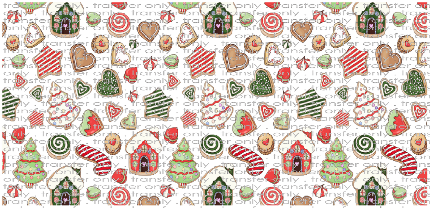 CHR UV 143 Christmas Cookies UV DTF 16oz Wrap