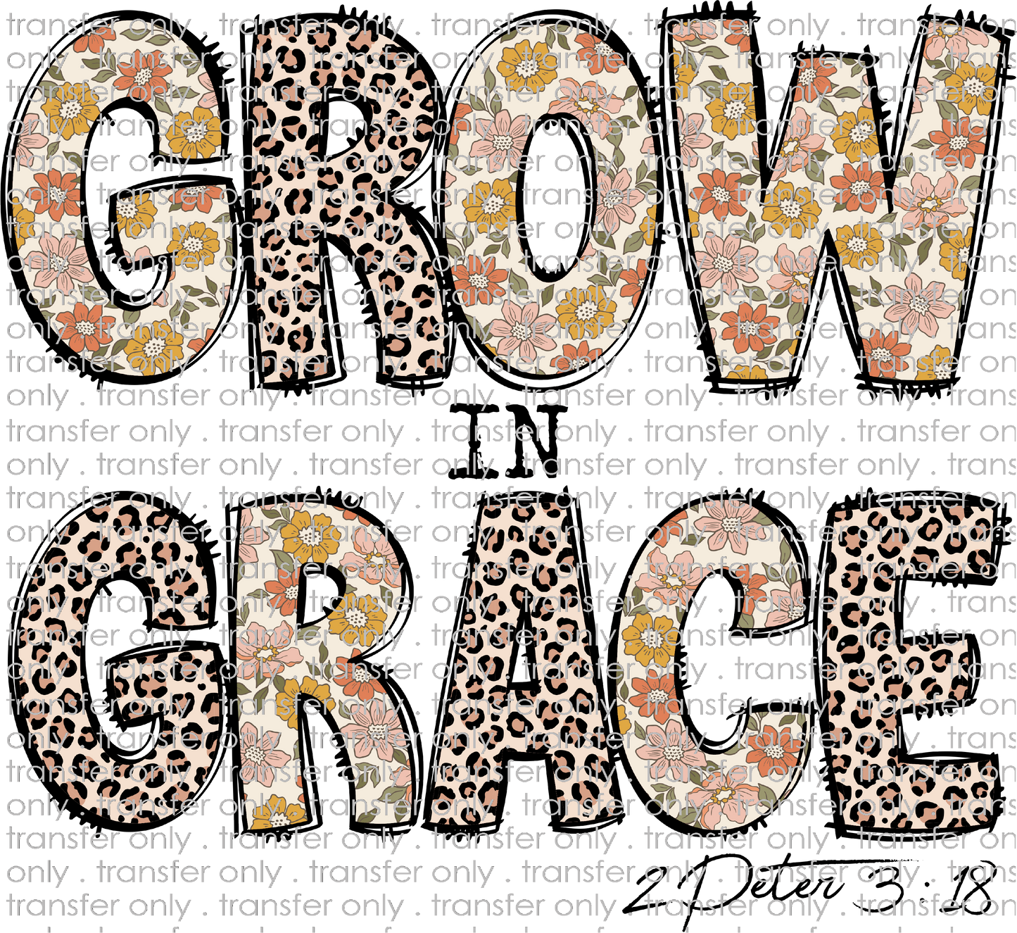 FAITH 141 Grow in Grace Flowers