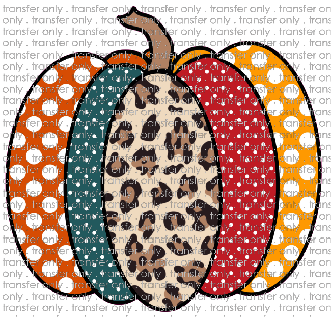 FALL 130 Pumpkin Dot Leopard Dot