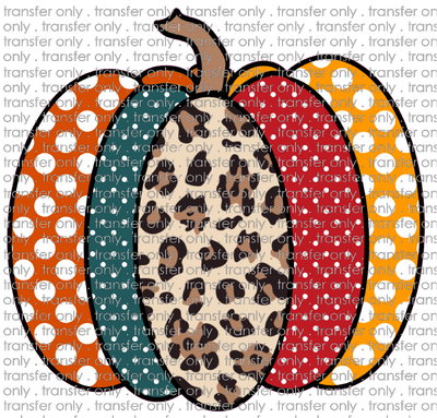 FALL 130 Pumpkin Dot Leopard Dot