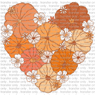 FALL 430 Boho Pumpkin Heart