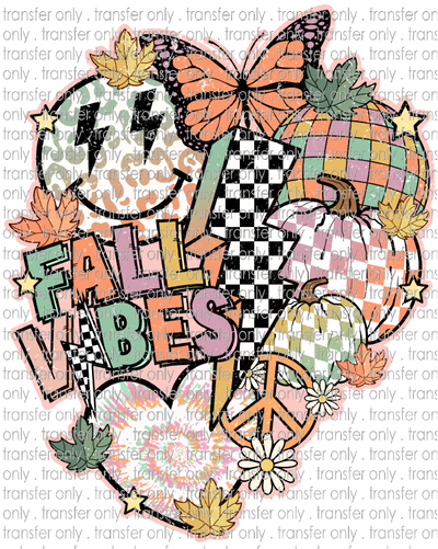 FALL 506 Retro Fall Vibes Collage Grunge