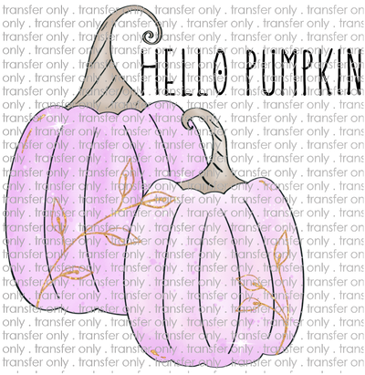 FALL 536 Hello Pumpkin Two Pink Pumpkins