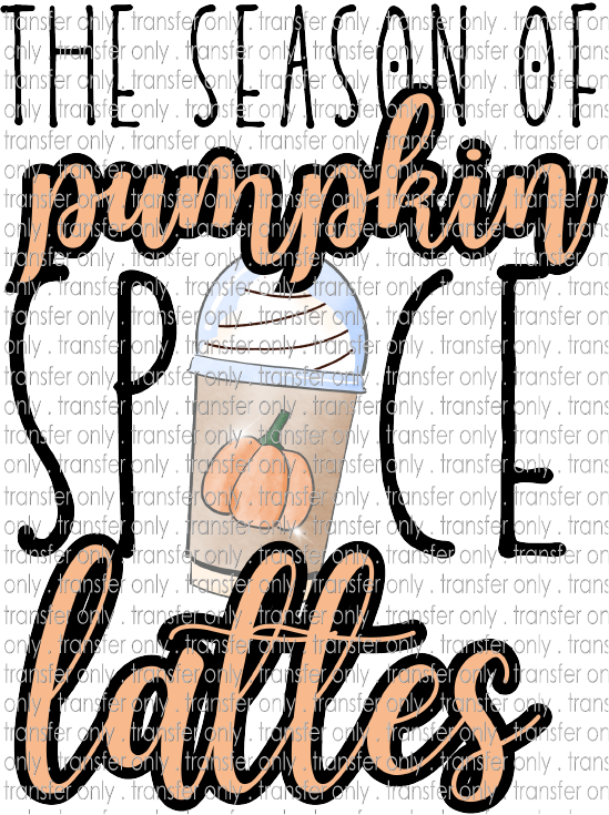 FALL 537 Season of Pumpkin Spice Latte