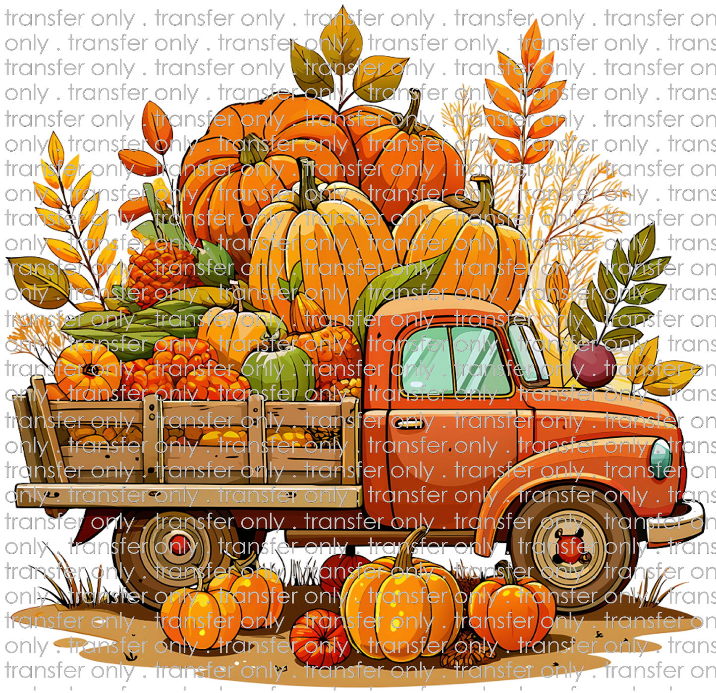 FALL 593 Truck Full of Pumpkis