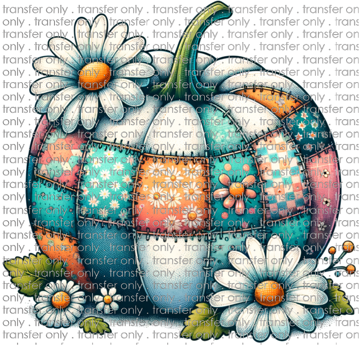 FALL 605 Patchwork Pumpkin Daisy