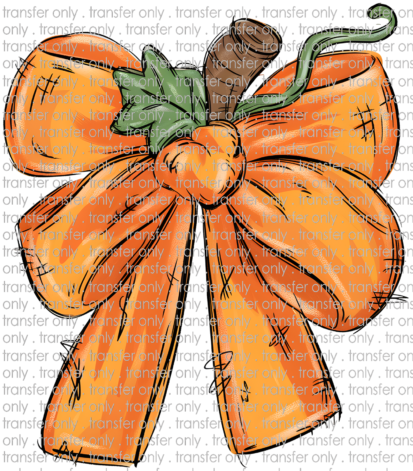 FALL 609 Pumpkin Bow