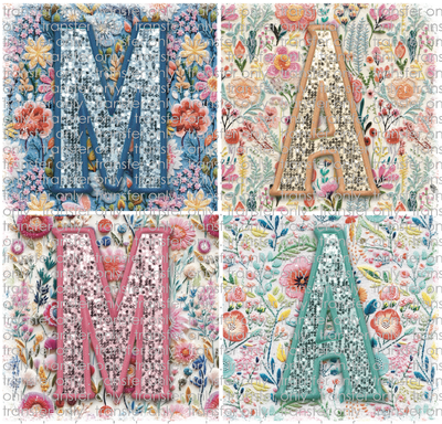 FAM 137 Mama Floral Squares