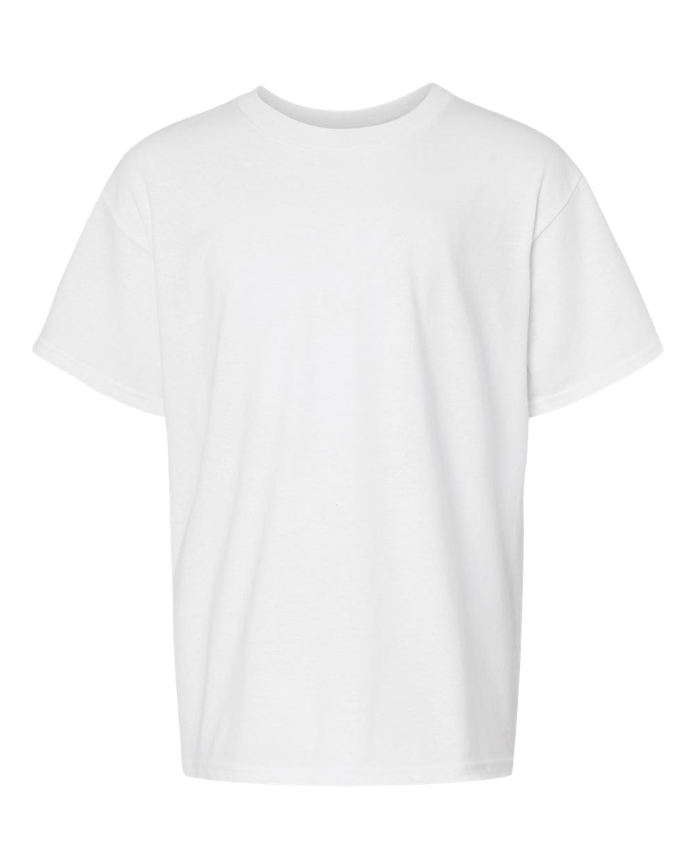 White - Gildan - Softstyle® Youth CVC T-Shirt - 67000B