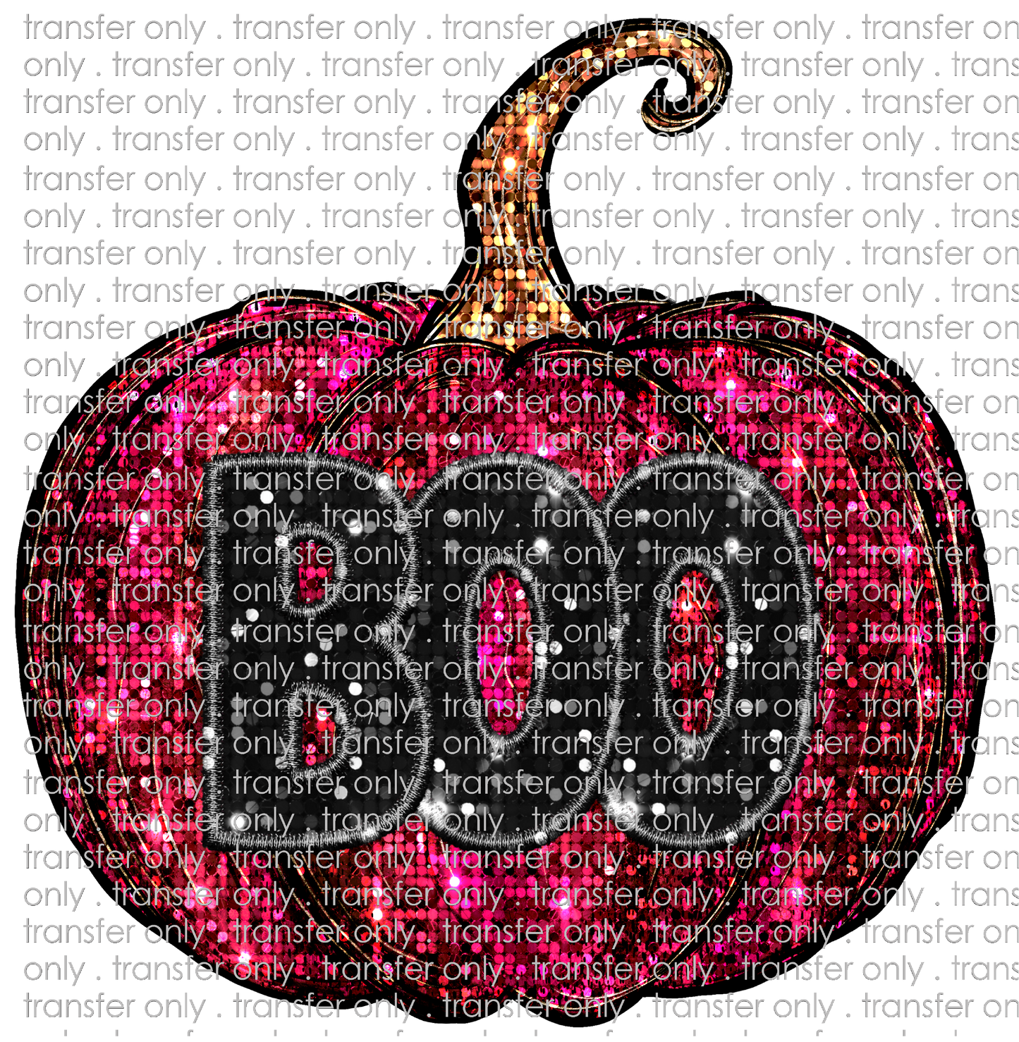 HALLO 240 Boo Ghost Faux Applique