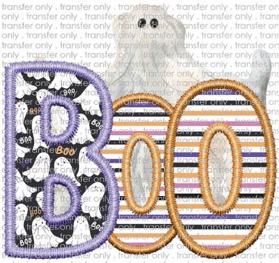 HALLO 237 Boo Ghost Faux Applique