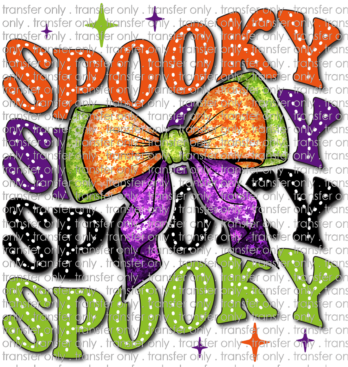 HALLO 265 Stacked Spooky Bow