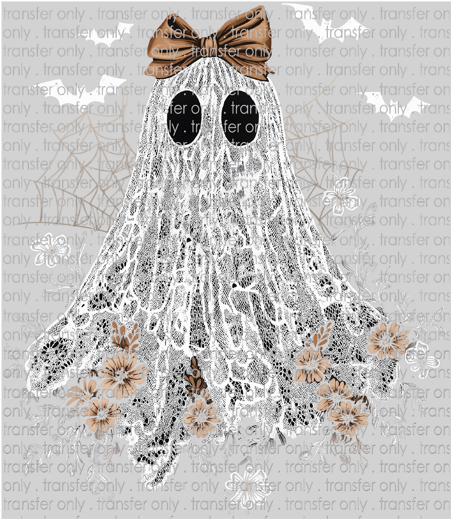 HALLO 296 Lace Ghost with Bats