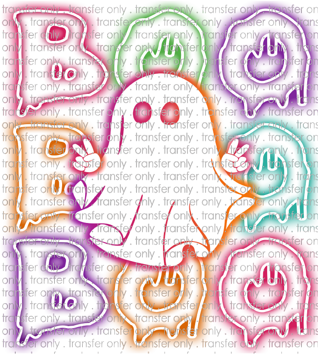 HALLO 305 Boo Halloween Ghost Neon Light