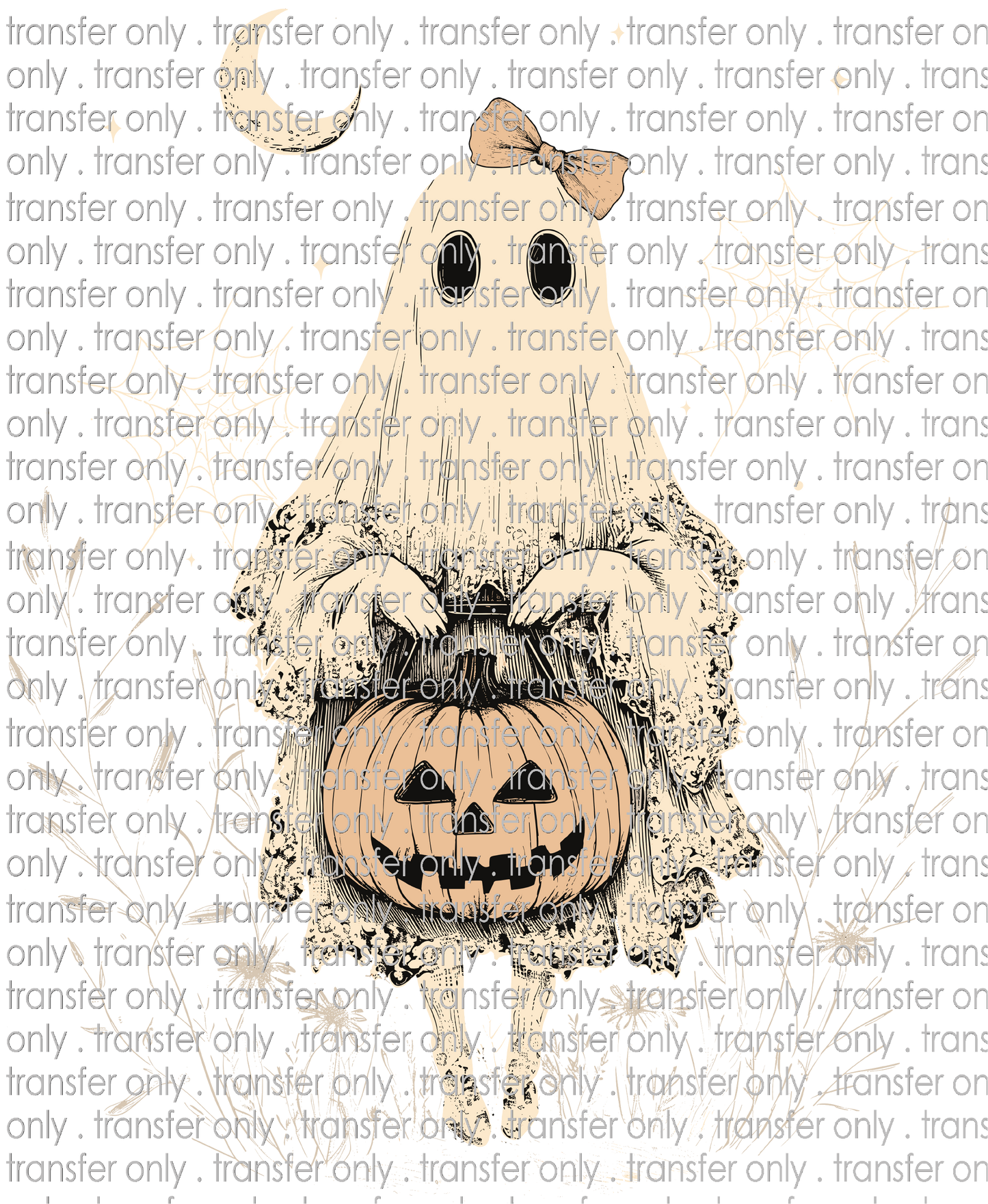 HALLO 321 Girl Laced Ghost with Pumpkin