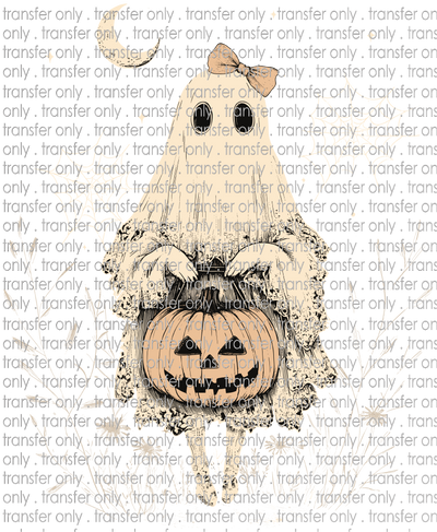 HALLO 321 Girl Laced Ghost with Pumpkin