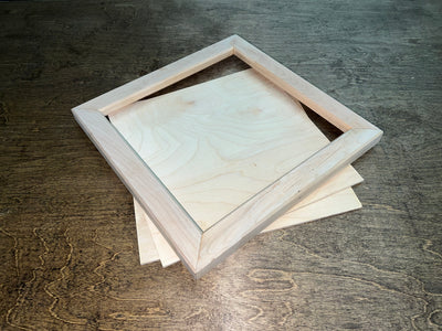 Hardwood Frames with Interchangeable Inserts